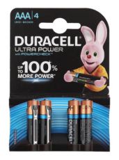 Батарейка Duracell LR03-4BL MX2400 AAA (4шт) Ultra Power