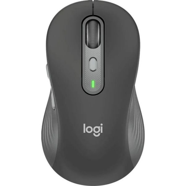 Мышь Logitech M750 L Large оптическая, беспроводная, USB/Bluetooth, графитовый 910-006266